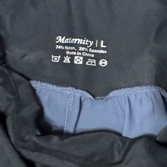 Maternity Joggers L blue with zip pockets - Picture 5 of 6